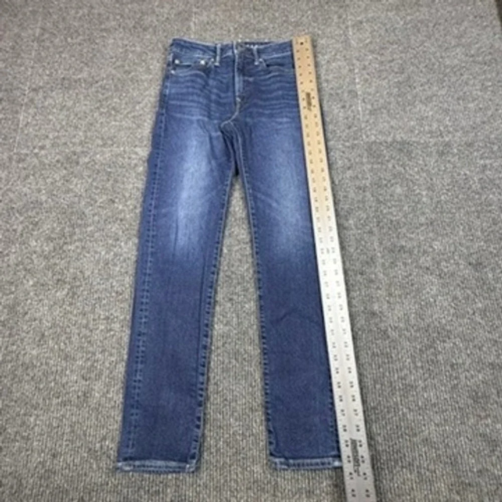 American Eagle Mens Airflex+ Slim Straight Medium‎ Wash Jeans 29x32